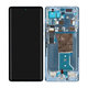 Motorola Edge 40 Pro - LCD Display + Touchscreen Front Glas + Rahmen (Lunar Blue) - 5D68C21987 Genuine Service Pack
