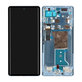 Motorola Edge 40 Pro - LCD Display + Touchscreen Front Glas + Rahmen (Lunar Blue) - 5D68C21987 Genuine Service Pack