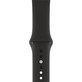 FixPremium - Silikonarmband für Apple Watch (42, 44, 45 und 49mm), schwarz