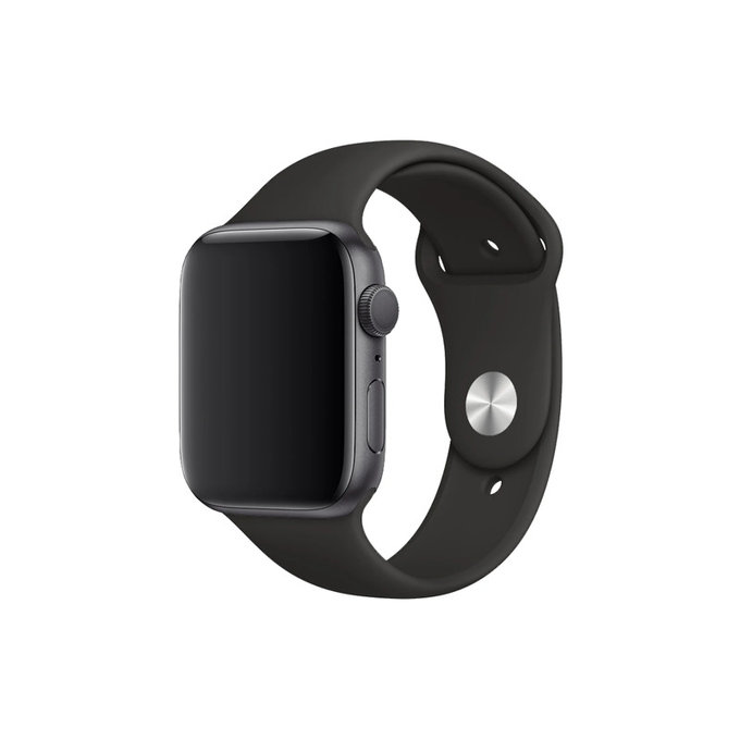 FixPremium - Silikonarmband für Apple Watch (38, 40 und 41mm), schwarz