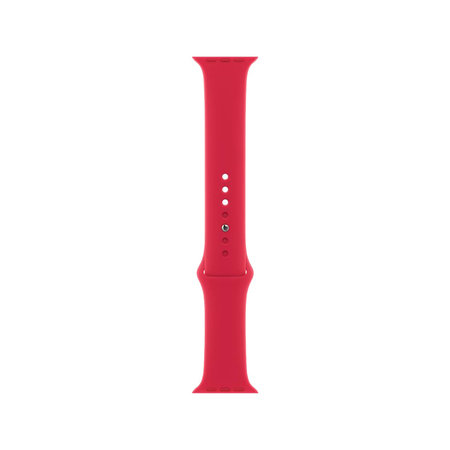 FixPremium - Silikonarmband für Apple Watch (38, 40 und 41mm), rot