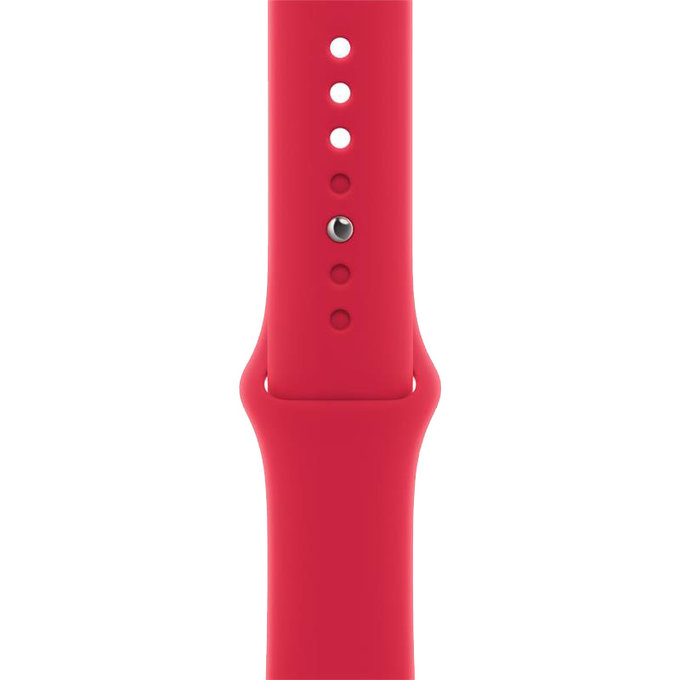 FixPremium - Silikonarmband für Apple Watch (38, 40 und 41mm), rot