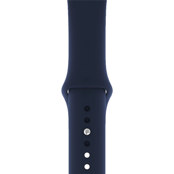 FixPremium - Silikonarmband für Apple Watch (42, 44, 45 und 49mm), blau
