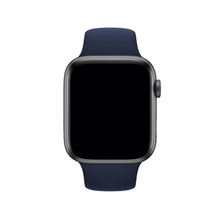 FixPremium - Silikonarmband für Apple Watch (42, 44, 45 und 49mm), blau