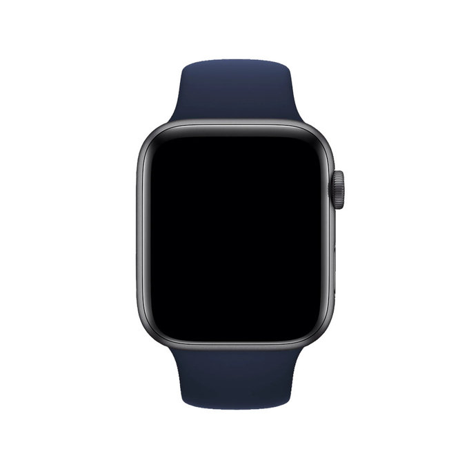 FixPremium - Silikonarmband für Apple Watch (42, 44, 45 und 49mm), blau