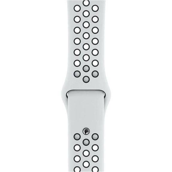FixPremium - Sport Silikonarmband für Apple Watch (38, 40 und 41mm), weiß