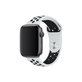 FixPremium - Sport Silikonarmband für Apple Watch (38, 40 und 41mm), weiß