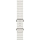 FixPremium - Armband Ocean Loop für Apple Watch (42, 44, 45 und 49mm), weiß
