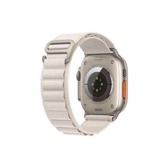 FixPremium - Armband Alpine Loop für Apple Watch (42, 44, 45 und 49mm), starlight