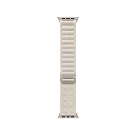 FixPremium - Armband Alpine Loop für Apple Watch (38, 40 und 41mm), starlight
