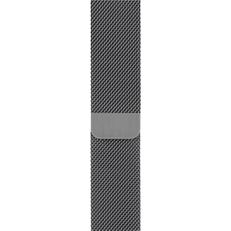 FixPremium - Armband Milanese Loop für Apple Watch (42, 44, 45 und 49mm), graphite