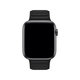 FixPremium - Armband Leather Loop TPU für Apple Watch (38, 40 und 41mm), schwarz