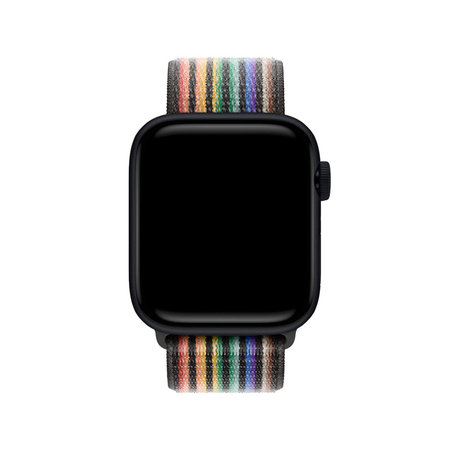 FixPremium - Nylonband für Apple Watch (42, 44, 45 und 49mm), pride
