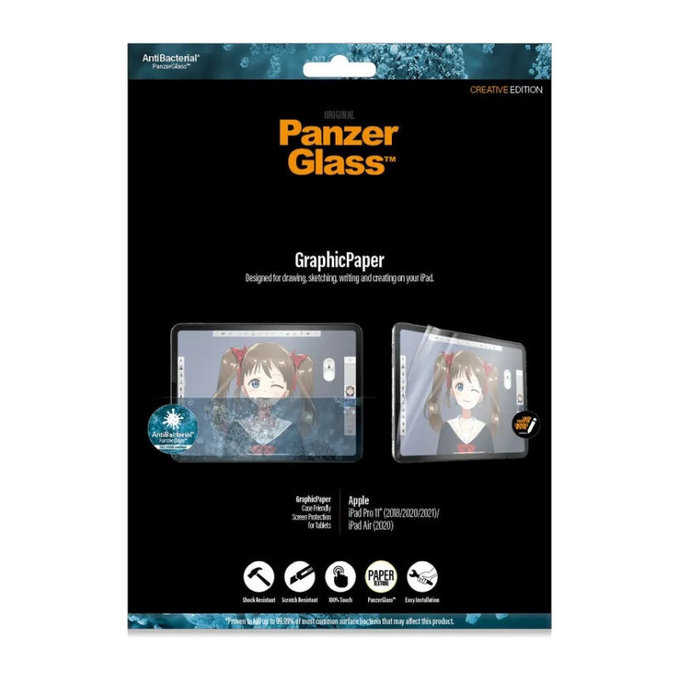 GraphicPaper Case Schutzfolie für iPad (7th Gen 2019), transparent, PanzerGlass