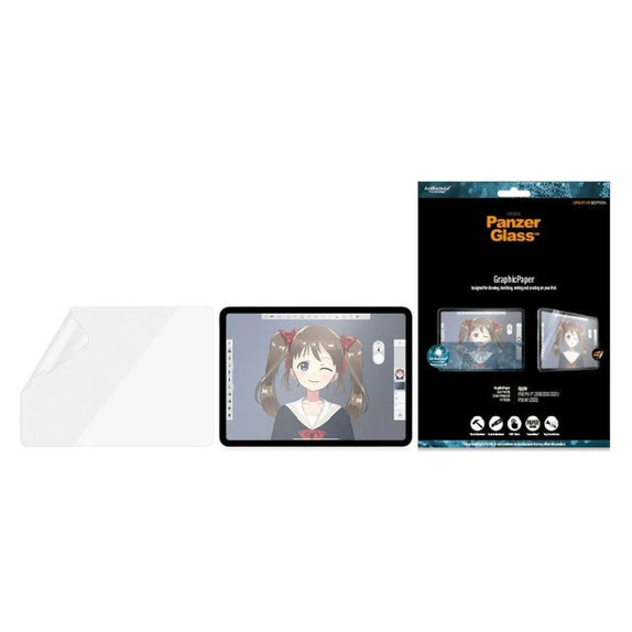 GraphicPaper Case Schutzfolie für iPad (7th Gen 2019), transparent, PanzerGlass