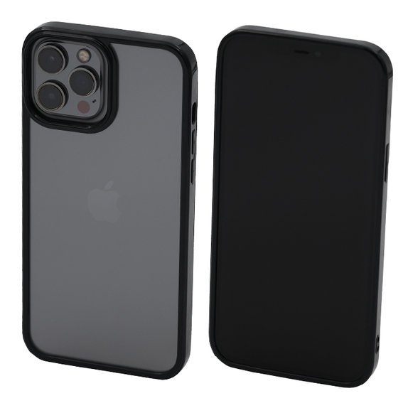 FixPremium - Hülle Invisible für iPhone 14 Pro Max, schwarz