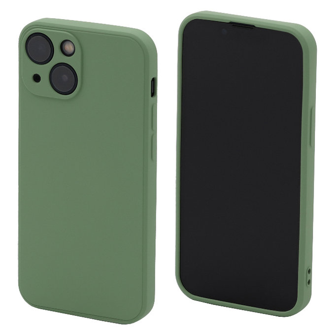 FixPremium - Hülle Rubber für iPhone 13 mini, grün