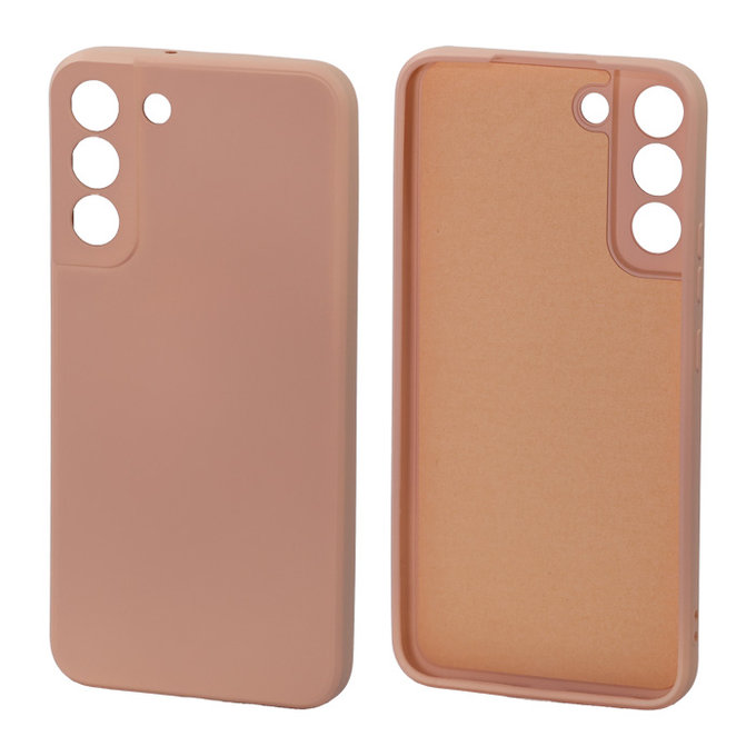 FixPremium - Hülle Rubber für Samsung Galaxy S22 Plus, orange