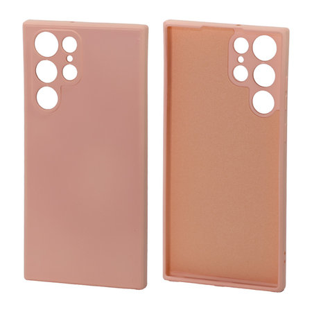 FixPremium - Hülle Rubber für Samsung Galaxy S22 Ultra, orange