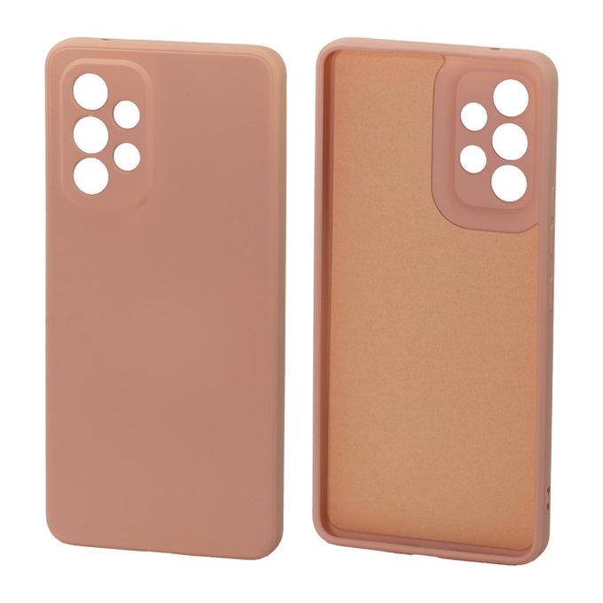 FixPremium - Hülle Rubber für Samsung Galaxy A53 5G, orange