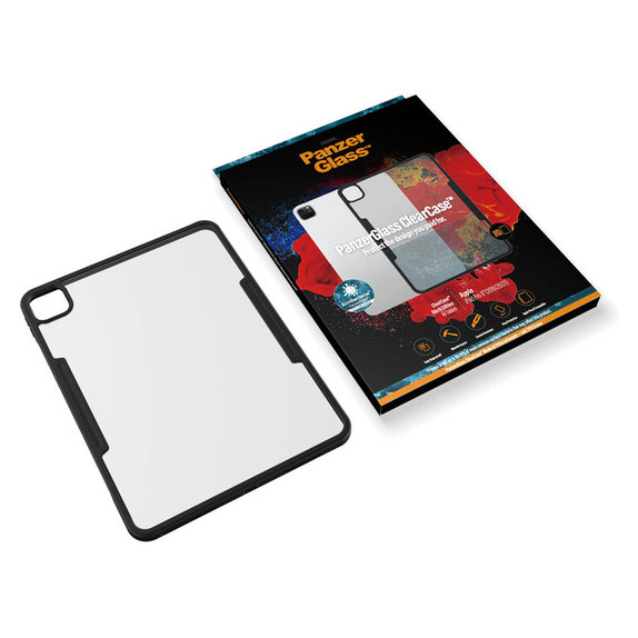 Hülle ClearCase AB für iPad Pro 11'' (2018/2020/2021), Schwarz, PanzerGlass