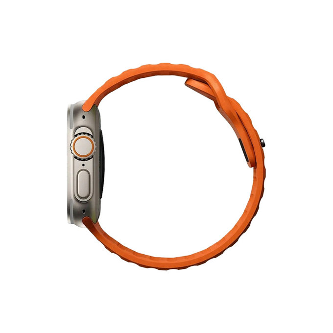 FixPremium - Gurt Sport Silicone für Apple Watch (38, 40 und 41mm), orange