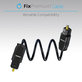 FixPremium - Audio Optisches Kabel (1m), schwarz