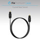 FixPremium - Audio Optisches Kabel (1m), schwarz