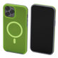 FixPremium - Hülle Clear mit MagSafe für iPhone 12 Pro Max, neon green