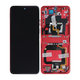 Motorola Razr 40 Ultra - LCD Display + Touchscreen Front Glas + Rahmen (Viva Magenta) - 5D68C22598 Genuine Service Pack