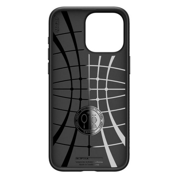 Spigen - Hülle Liquid Air für iPhone 15 Pro Max, matte black