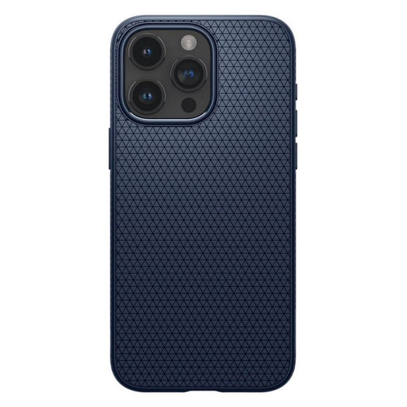 Spigen - Hülle Liquid Air für iPhone 15 Pro Max, navy blue