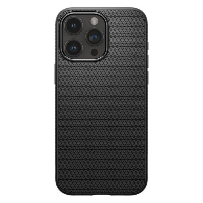 Spigen - Hülle Liquid Air für iPhone 15 Pro, matte black