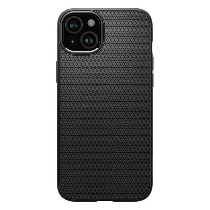 Spigen - Hülle Liquid Air für iPhone 15, matte black