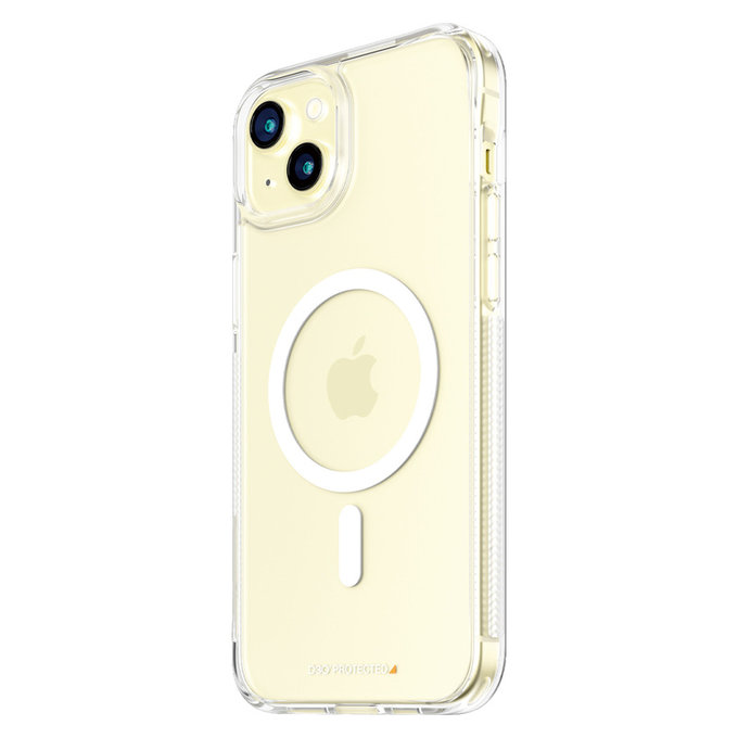 Hülle HardCase D3O mit MagSAFE by PanzerGlass für iPhone 15 Plus, Transparent, PanzerGlass