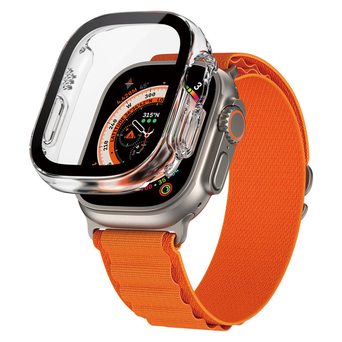 Panzerglas Full Body D3O für Apple Watch Ultra/Ultra 2, Transparent, PanzerGlass