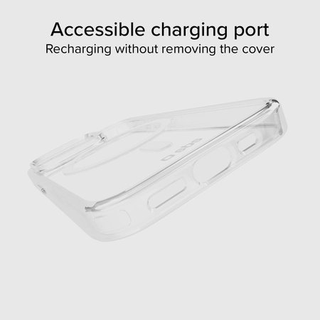 SBS - Hülle Light Mag mit MagSafe für iPhone 15 Pro, transparent