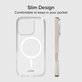 SBS - Hülle Light Mag mit MagSafe für iPhone 15 Pro, transparent