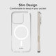 SBS - Hülle Light Mag mit MagSafe für iPhone 15 Pro Max, transparent