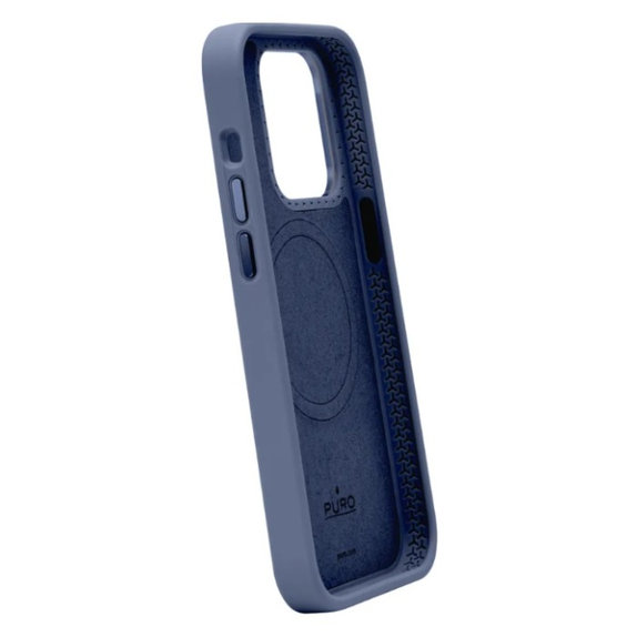 PURO - Hülle ICON MAG PRO mit MagSafe für iPhone 15 Pro, dunkelblau