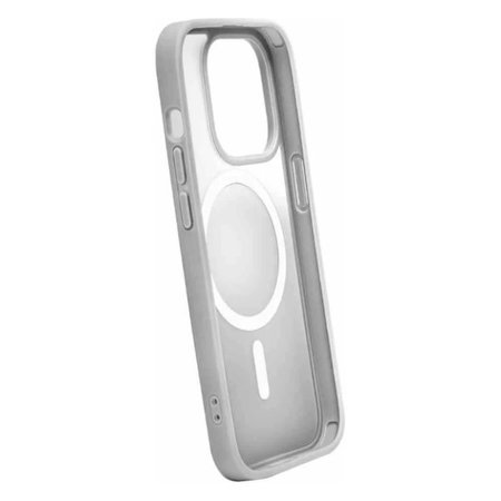 PURO - Hülle Gradient mit MagSafe für iPhone 15 Pro, silber