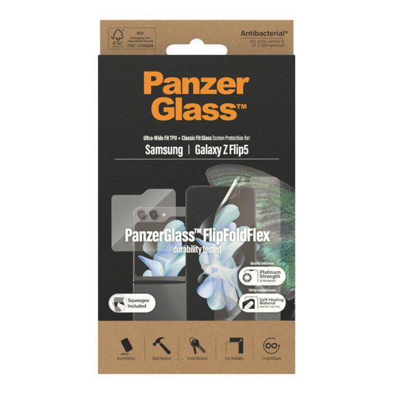 Schutzfolie UWF AB für Samsung Z Flip5, Transparent, PanzerGlass