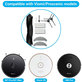 Xiaomi Viomi S9, Proscenic M7 Pro, M7 Max, M8 Pro - Standard-Set (Schwarz)