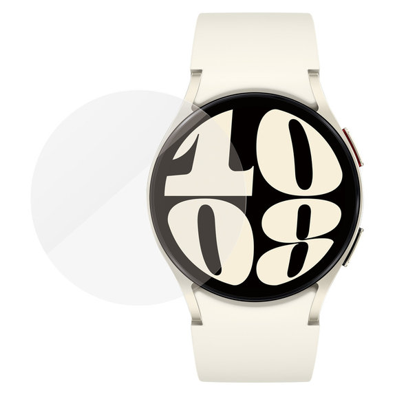 Panzerglas Flat Glass AB für Samsung Galaxy Watch6 44 mm, Klar, PanzerGlass
