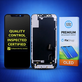 Display Hard OLED für iPhone 14, Touchscreen-Glas mit Rahmen, FixPremium