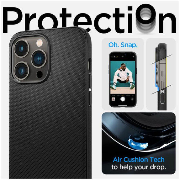 Spigen - Hülle Mag Armor mit MagSafe für iPhone 14 Pro Max, matte black