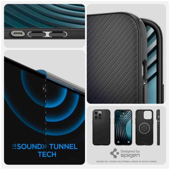 Spigen - Hülle Mag Armor mit MagSafe für iPhone 14 Pro Max, matte black