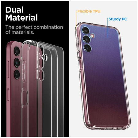 Spigen - Hülle Liquid Air für Samsung Galaxy A14 5G, crystal clear