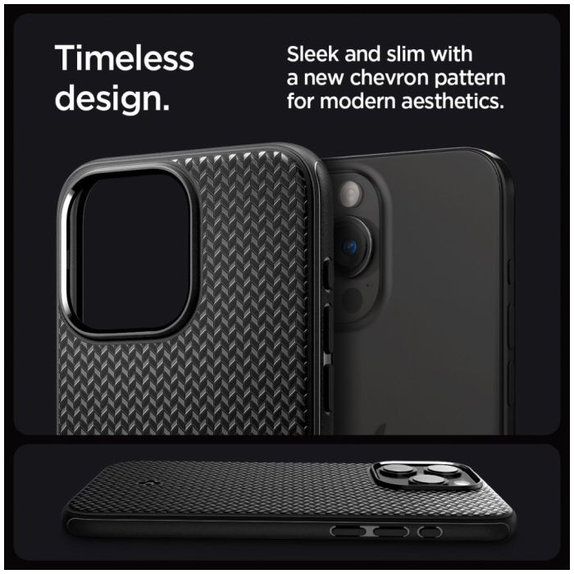 Spigen - Hülle Mag Armor mit MagSafe für iPhone 15 Pro Max, matte black
