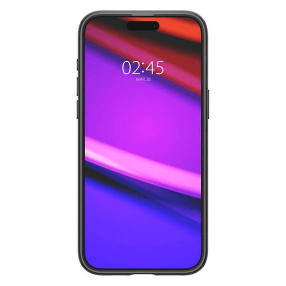 Spigen - Hülle Mag Armor mit MagSafe für iPhone 15 Pro, matte black